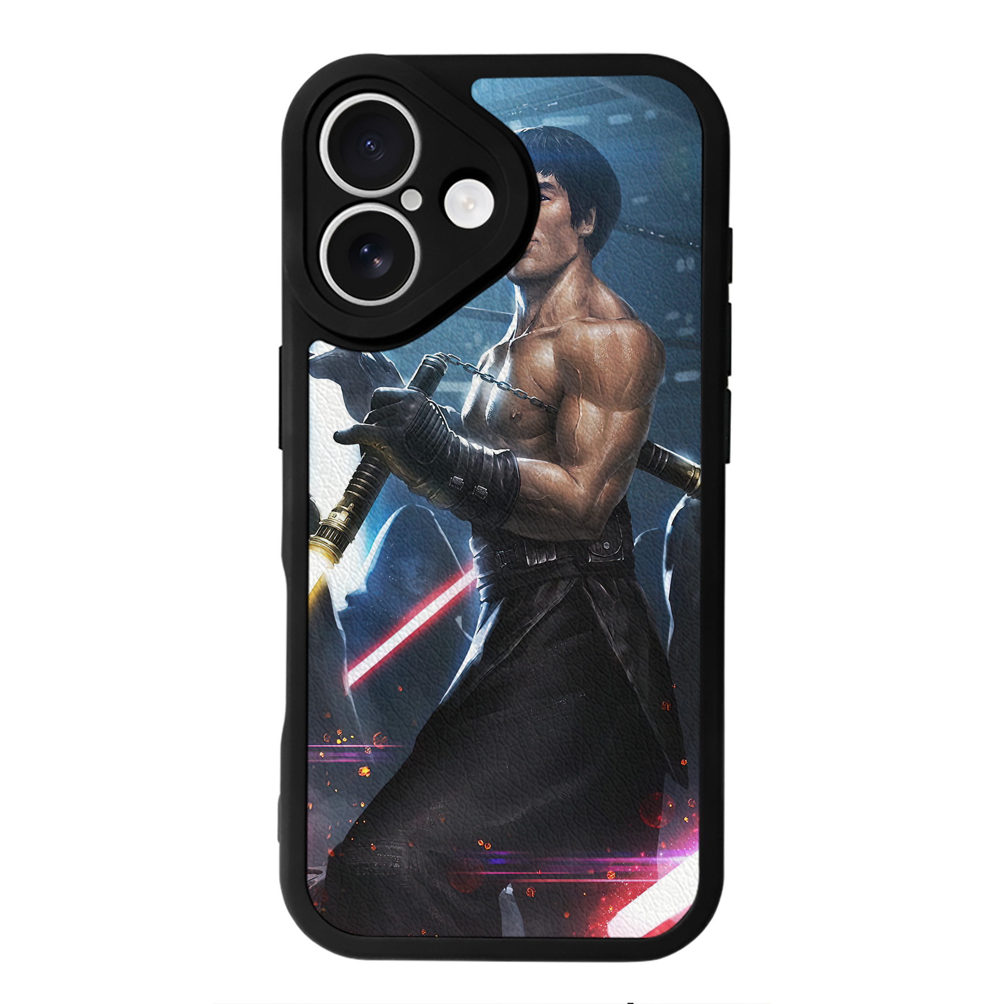 （画像用） スター・ウォーズ Star Wars 【iPhone 16シリーズ対応】シリコンスマホケース（レザー調） 材質：シリコン